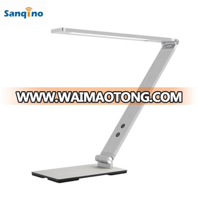 Sanqino Simple Design Modern Adjustable Dimmable Metal Study LED Table Lamp with eye-protecting function